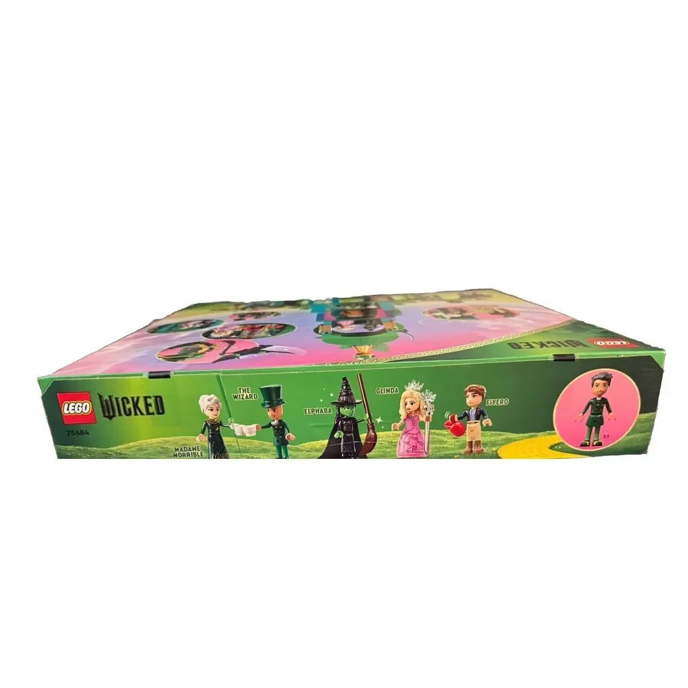 LEGO Wicked WELCOME TO EMERALD CITY 75684 Toy Building Kit Elphaba Glinda Oz New